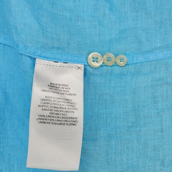 Button down linen dress shirt - Picture 5 of 6